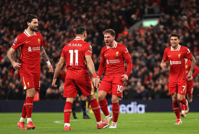 DB游戏-利物浦客场大胜西布朗，继续保持不败